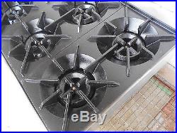 6 Burner Commercial Gas Countertop Hot Plate #2213