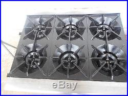 6 Burner Commercial Gas Countertop Hot Plate #2213