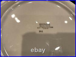 6 Sterling Vitrified China Restaurant Ware 9 3/4 Sailing Plates (SET #2)