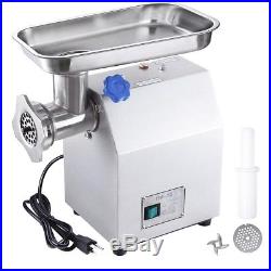 800W Electric Meat Grinder 4.5lbs/min with Cutting Blade Plate Kitchen Restaurant