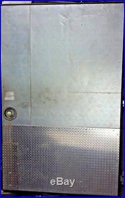 8' Tall Walk In Cooler Door With Stainless Steel Diamond Kick-plate