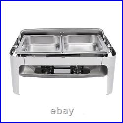 9.5QT Chafer Chafing Dish Restaurant Buffet Catering Warmer Pan Stainless Steel
