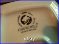 9 Churchill Samsonite Super Vitrified Hotelware Appetizer Plates Rectangle