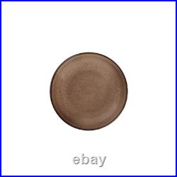 9 In. Chestnut Porcelain round Deep Coupe Plates (Set of 12)