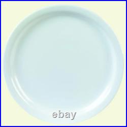 9 In. Diameter, 0.77 In. H Melamine Dinner Plate in White (Case of 48)
