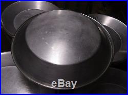 A90 Stainless Steel Plates Pie Pans Lot Of 53 11 Daim Bbq Chuck Wagon Old West