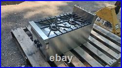 Anets 12 Two Burner Gas Range Hot Plate Countertop Restaurant Commercial Stove