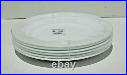 Arcoroc Restaurant 22522 White Round 9 3/8 Lunch Plates Wide Rim New C1057