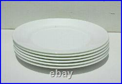 Arcoroc Restaurant 24742 White Round 9 3/4 Wide Rim Dinner Plates New C1056