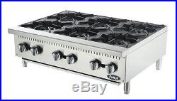Atosa ATHP-36-6 brand new commercial restaurant 36 six burner hot plate