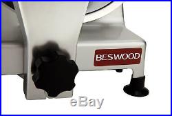 BESWOOD 10 Premium Chromium-plated Carbon Steel Blade Electric Deli Meat Cheese