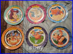 BRAND NEW! COMPLETE SET of 6 McDonald's Disney Hercules Plates 1997 NOS
