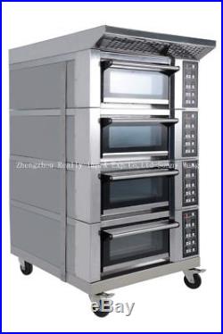 Bakery Equipment Commercial 4-leyers 1-plate Electric Bread Oven Baking Machine