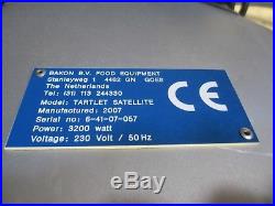 Bakon Tartlet Satellite Countertop Tart Shell Maker 15 Min Pan 3 Plates