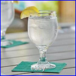 Bar Clear Glass 11.5 oz Restaurant 24 PIECES Stemmed Tea Water Beverage Goblet