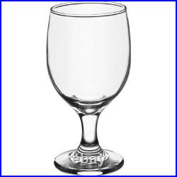 Bar Clear Glass 11.5 oz Restaurant 24 PIECES Stemmed Tea Water Beverage Goblet