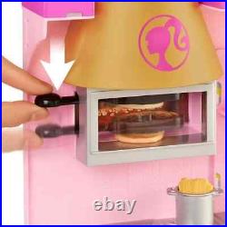 Barbie Cook & Grill Restaurant Playset Doll, 30+ Pieces