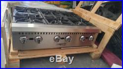 Brand new commercial counter top hot plate 36 6 burners
