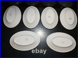 Buffalo China Oval Plate. Set Of 6 Plates. White Restaurant Ware USA dish