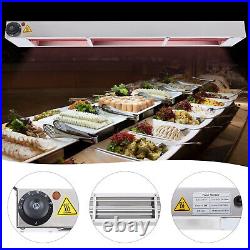 Buffet Restaurant Commercial 36Overhead Food Heater Stainless Steel Food Warmer