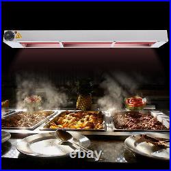 Buffet Restaurant Commercial 36Overhead Food Heater Stainless Steel Food Warmer