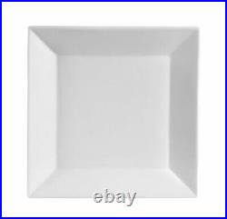 CAC China KSE-3 Kingsquare 3-Inch Super White Porcelain Square Plate Box of 72