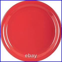 CFS KL20005 Kingline Melamine Dinner Plate 8.92 Diameter x 0.77 Height Red