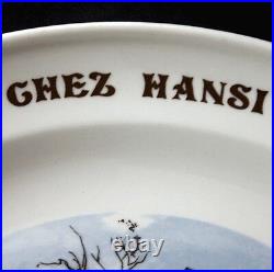 CHEZ HANSI Restaurant Plate 1 Sarreguemines France