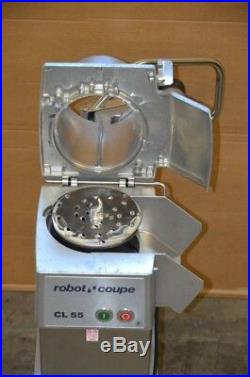 CL55 Series E Robot Coupe Commercial Food processor w pusher, RG7 shredder plate