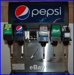 CORNELIUS 6 HEAD SODA DISPENSER WithCOLD PLATE ICE BIN & CARBONATOR AS IS
