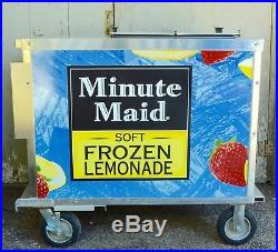 C. Nelson BDC-8 Cold Plate Vending Push Cart Novelties Ice Cream Minute Maid