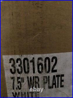 Carlisle 3301602 Sierrus Salad Plate Wide Rim 7.5 White Case of 44