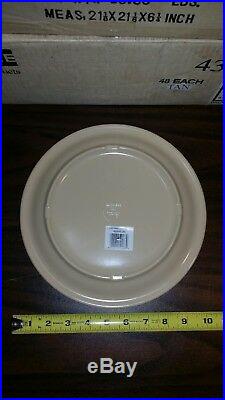 Carlisle 43500-25 Dallas Ware Melamine Dinner Plate 10.25 Tan 48/case