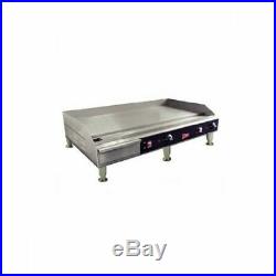 Cecilware EL1636 36 Thermostatic Electric Griddle with 1/2 Plate 240/60/1
