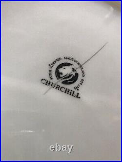 Churchill China W BP121 Buck'Ham White Plate 12, CS of 12/EA Restaurant Ware