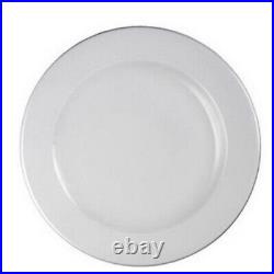 Churchill Super Vitrified Ceramic Round Plate White, 12 Diameter 12/Case