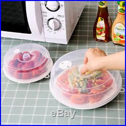 Clear Food Plate Cover Home Kitchen Restaurant Dish Protector Container Supplies