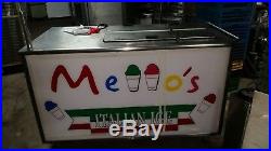 Cold plate freezer ice cream vending cart