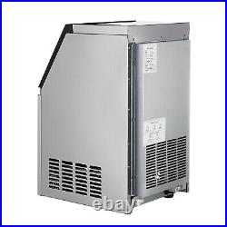 Commercial Ice Maker Stainless Steel Undercounter Bar Restaurant Cube Machine