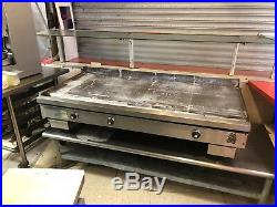 Commercial Wolf Gas Manual Flat Griddle 1 Plate 5 FT With Equipment Stand