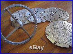 Complete Hobart Mixer Pelican Head Grater Slicer Assembly + Heads & Plates