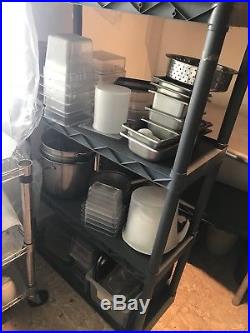 Complete Restaurant Kitchen Equipment For sale Hood Grill Stove Coolers Plates