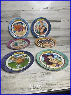 Complete Set of 6 McDonald's Disney Hercules Movie Collectors Plates 1997