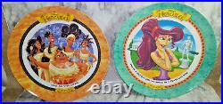 Complete Set of Six (6) Vintage 1997 McDonald's Disney Hercules Movie Plates