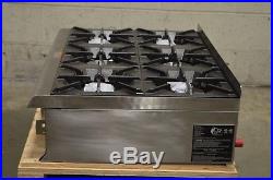 Cooking Performance Group HP636 6 Burner Gas Countertop Hot Plate 132,000 BTU