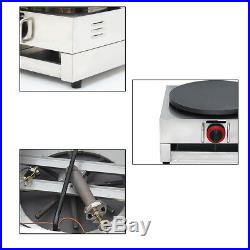 Crepe Maker Electric Commercial Crepe Machine Non Stick Griddle Snack Hot Plate