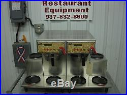 Curtis Double Coffee Brewer Maker with 6 Warmer Hot Plates ALP6GT12A003 Alpha 3GT