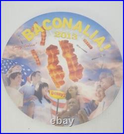 DENNY'S Restaurant 2013 Commemorative Baconalia 10 plate