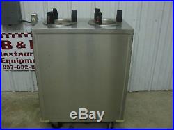 Delfield 6 1/2 Heated Plate Lowerator Dispenser Cart