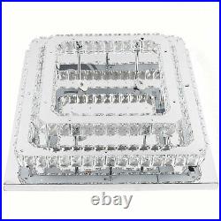 Dimmable LED Crystal Chandelier Celling Lamp Pendant Light Hotel Room Home Decor
